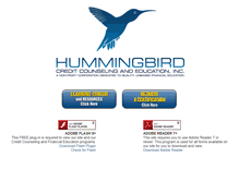 Tablet Screenshot of hummingbird.org